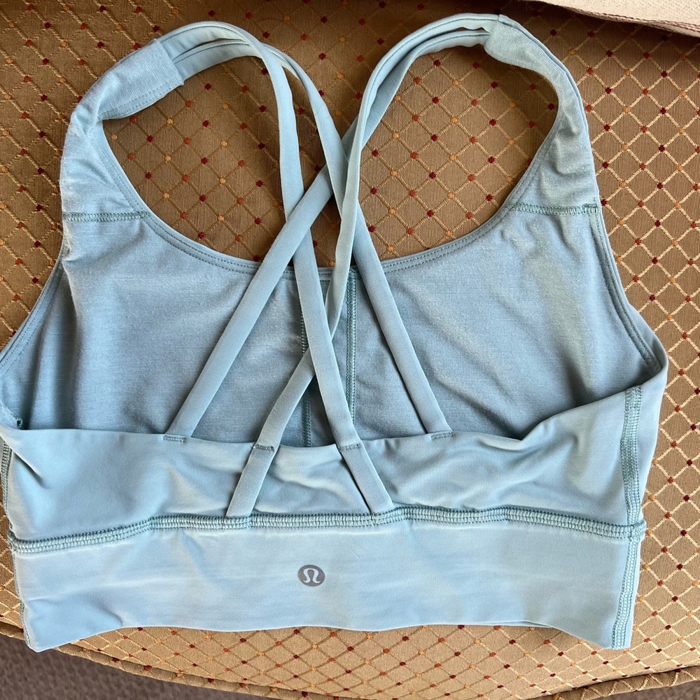 Lululemon bra- pale blue- 6 - Picture 2 of 2